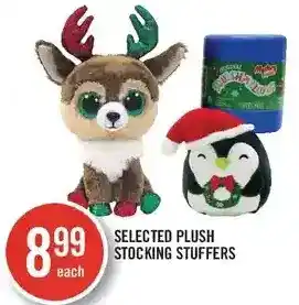 Shoppers Drug Mart Plush stocking stuffers offer