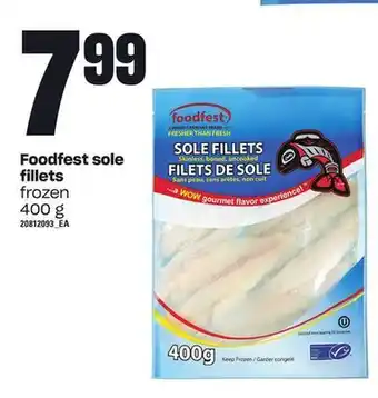 Loblaws Foodfest sole fillets, 400 g offer
