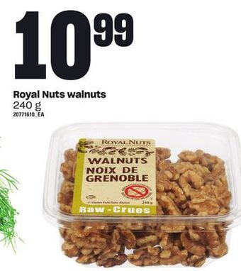 Loblaws Royal nuts walnuts, 240 g offer
