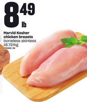 Loblaws Marvid kosher chicken breasts offer