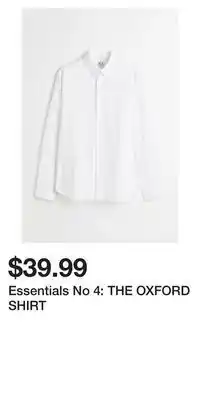 H&M Essentials no 4: the oxford shirt offer