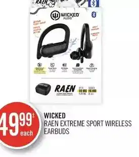 Shoppers Drug Mart Wicked raen extreme sport wireless earbuds offer
