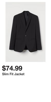 H&M Slim fit jacket offer