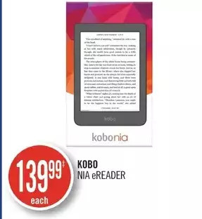 Shoppers Drug Mart Kobo nia ereader offer