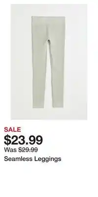 H&M Seamless leggings offer