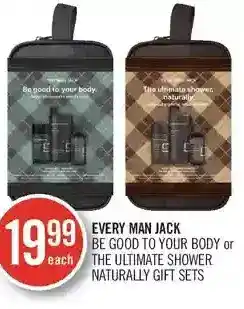 Shoppers Drug Mart Every man jack be good your body or the ultimate shower naturally gift sets offer