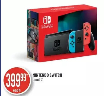 Shoppers Drug Mart Nintendo switch offer