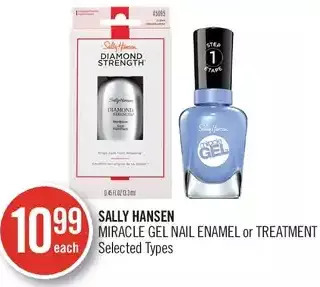 Shoppers Drug Mart Sally hansen miracle gel nail enamel or treatment offer