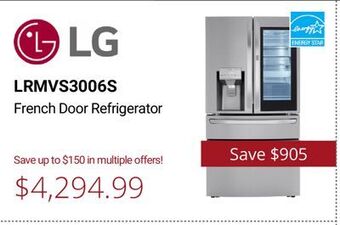 Canadian Appliance Source Lg french door refrigerator offer