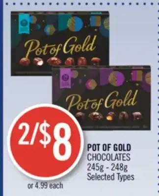 Shoppers Drug Mart Pot of gold chocolates offer