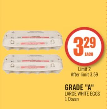 Shoppers Drug Mart Grade "a" large white eggs offer