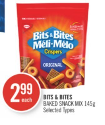 Shoppers Drug Mart Bits & bites baked snack mix offer