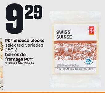 Independent City Market Pc® cheese blocks, 250 g offer