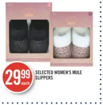 Shoppers Drug Mart Selected women's mule slippers offer