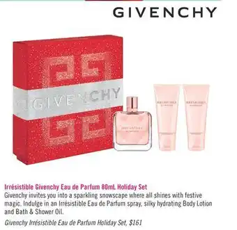 Shoppers Drug Mart Givenchy irrésistible eau de parfum holiday set offer