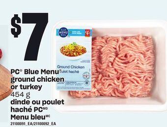 Independent City Market Pc® blue menu® ground chicken, 454 g offer