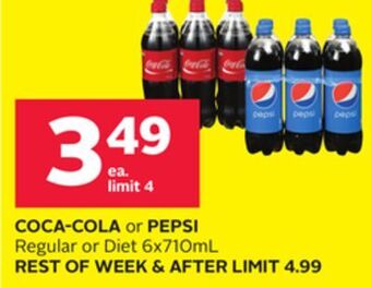 Rexall Coca-cola or pepsi offer