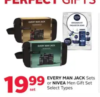 Rexall Every man jack sets or nivea men gift set offer