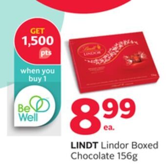 Rexall Lindt lindor boxed chocolate offer