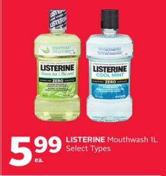 Rexall Listerine mouthwash offer