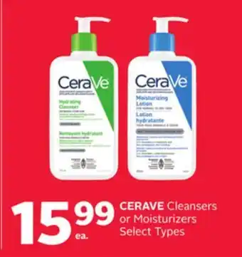 Rexall Cerave cleansers or moisturizers offer