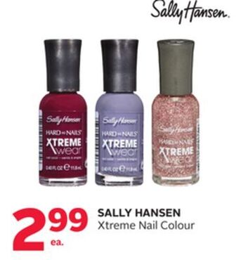 Rexall Sally hansen xtreme nail colour offer