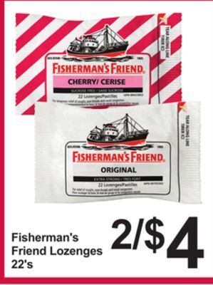 Pharmasave Fisherman's friend lozenges offer