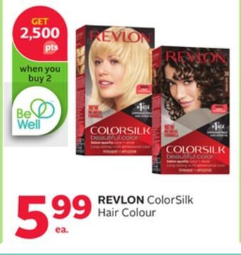 Rexall Revlon colorsilk hair colour offer