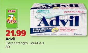 PharmaChoice Advil extra strength liqui-gels offer