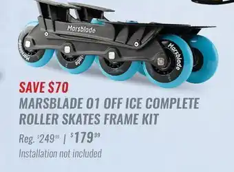 Marsblade o1 off ice complete roller frame kit