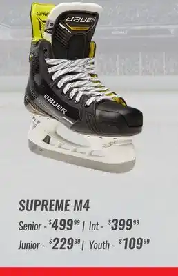 Hockey Life Bauer supreme m4 hockey skates offer