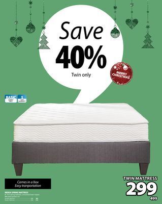 JYSK Mensa spring mattress offer