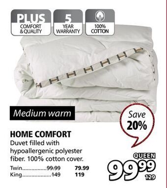 JYSK Home comfort duvet offer
