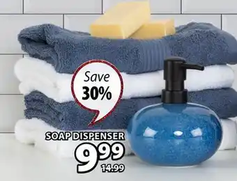 JYSK Babette stoneware bathroom accessories offer