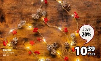 JYSK Liaflui 20 led lights offer