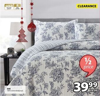 JYSK Evie 100% cotton bedspread offer