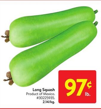 Walmart Long squash offer