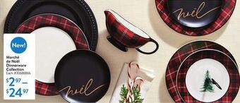 Walmart Marche de noel dinnerware collection offer