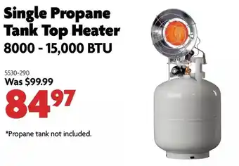 Home Hardware Single propane tank top heater 8000 - 15,000 btu offer