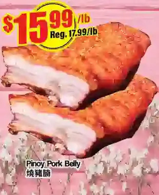 Btrust Supermarket Pinoy pork belly offer