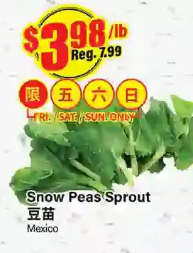Btrust Supermarket Snow peas sprout offer