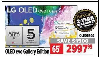 2001 Audio Video Lg oled evo gallery edition offer