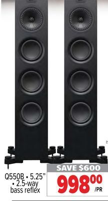 2001 Audio Video Kef outstanding sound experience offer