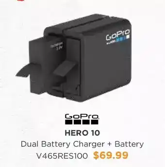 Henry's Gopro hero 10 dual battery charger + battery offer
