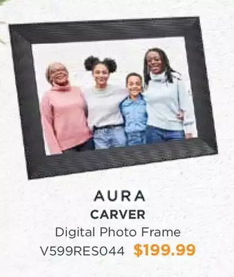 Henry's Aura carver digital photo frame offer