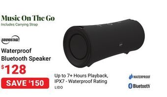 Visions Electronics Soundstage waterproof bluetooth speaker offer