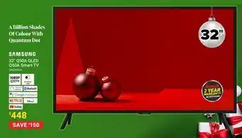Visions Electronics Samsung 32" q50a qled q50a smart tv 32" offer