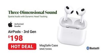 Visions Electronics Apple airpods - 3rd gen offer
