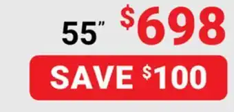 Visions Electronics Sony google tv 55" x75k smart tv offer