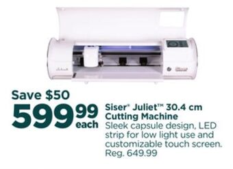 Michaels Siser juliet 30.4 cm cutting machine offer